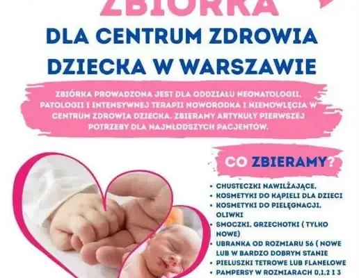 Szkolna zbiórka dla najmłodszych pacjentów neonatologii